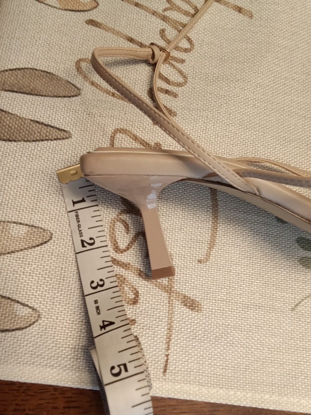 NWT! ALDO Beige Strappy Square-Toe Heeled Sandals - Picture 5 of 8
